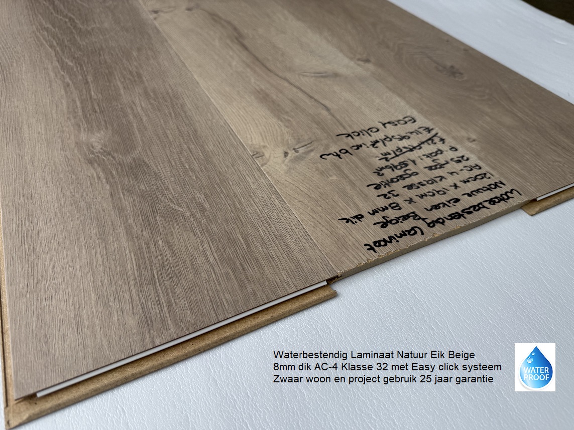 Waterbestendige Laminaat Natuur Eik Beige 8820 - Afbeelding 7