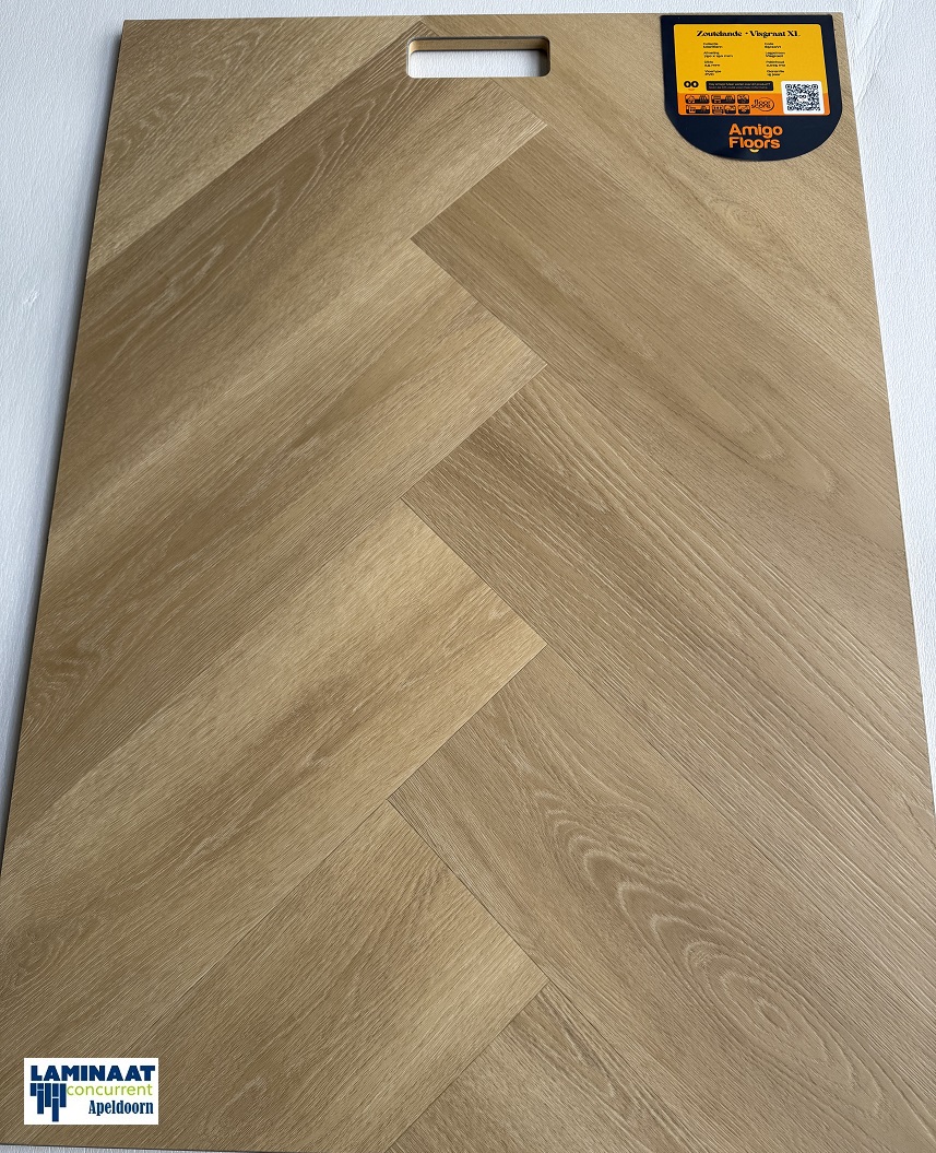 Visgraat XL Plak Pvc Zoutelande Natuur eik €24,95p/m2 - Afbeelding 3