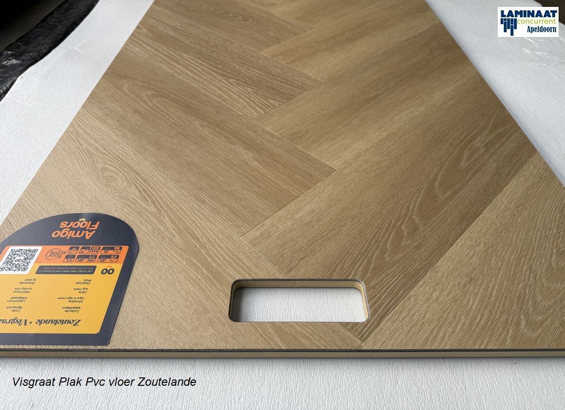 Visgraat XL Plak Pvc Zoutelande Natuur eik €24,95p/m2 - Afbeelding 4