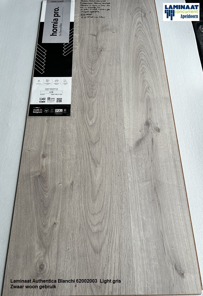 51m2 Laminaat Authentica Bianca 2003 7mm dik = €350 - Afbeelding 7