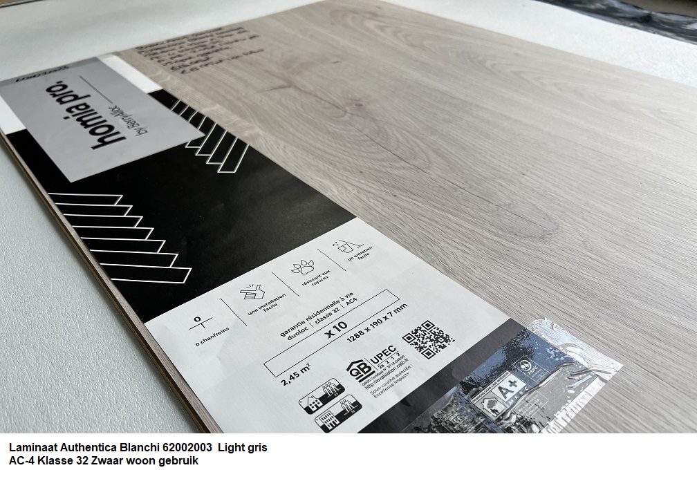 51m2 Laminaat Authentica Bianca 2003 7mm dik = €350 - Afbeelding 5