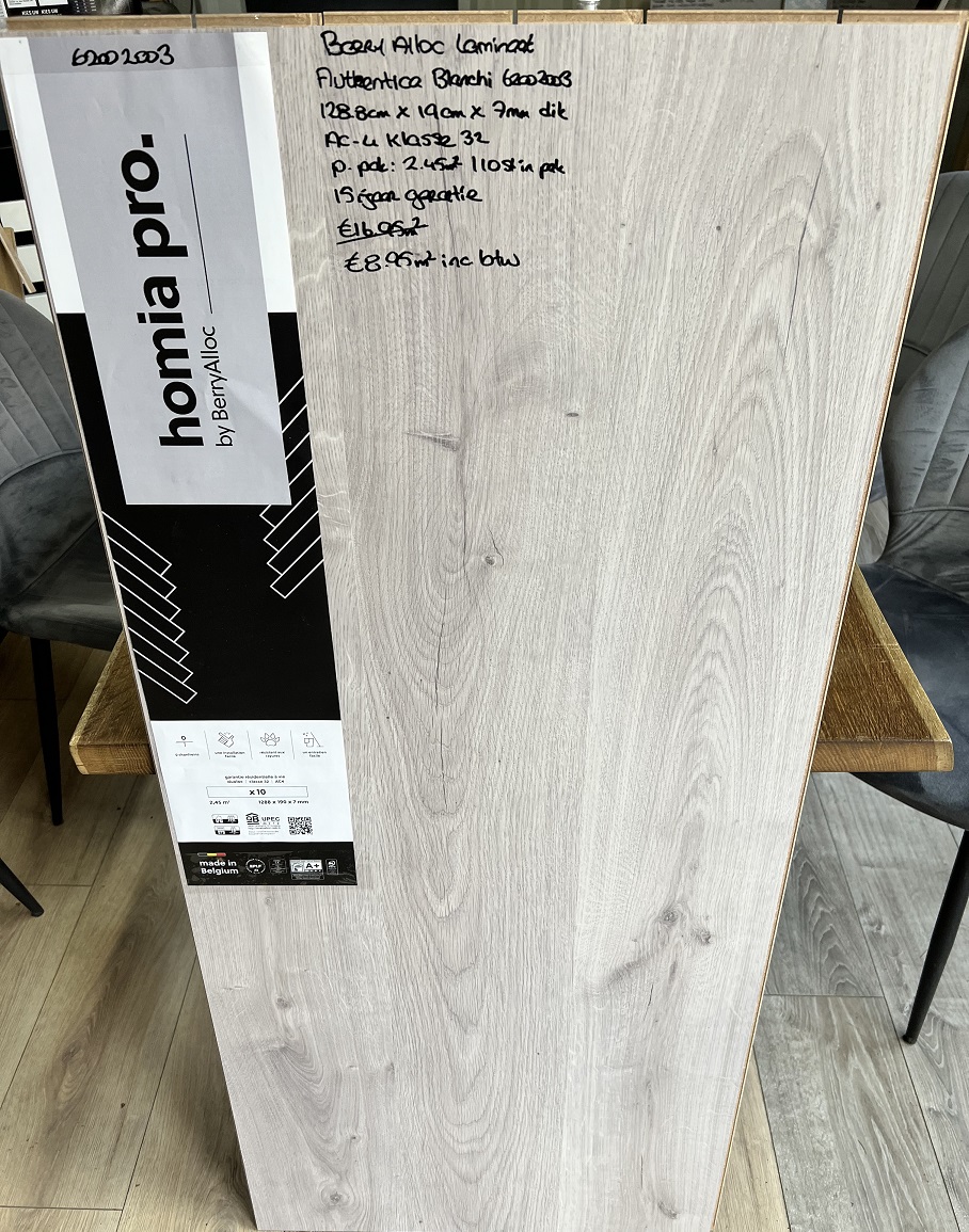 51m2 Laminaat Authentica Bianca 2003 7mm dik = €350 - Afbeelding 6
