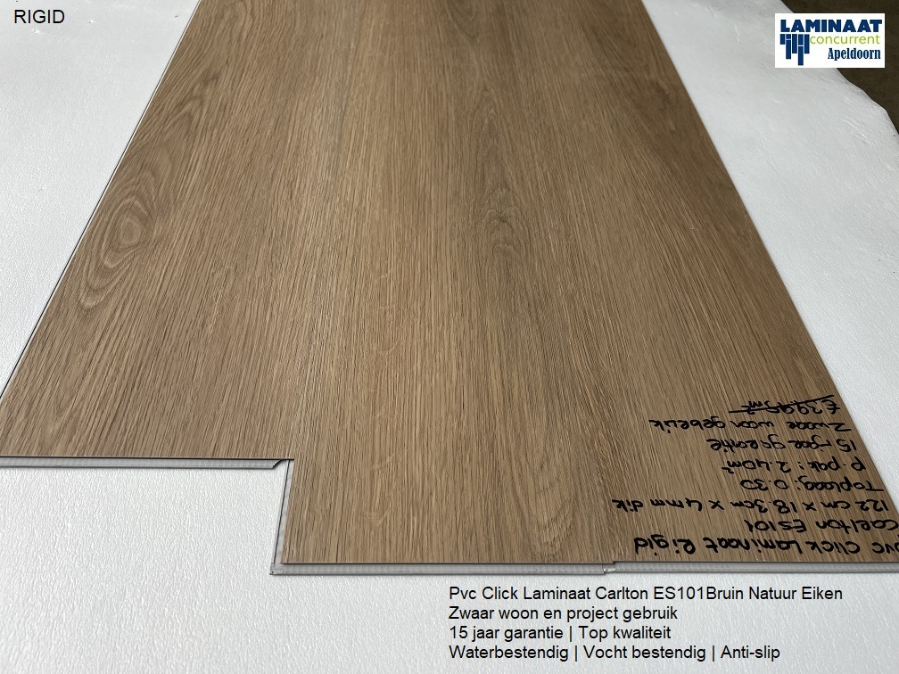 Pvc click Laminaat Charlton Oak ES101 Natuur €16,95p/m2