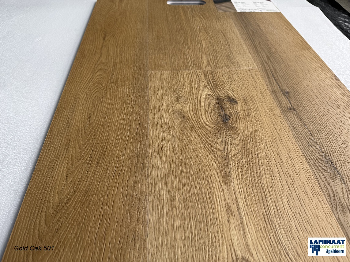 XL Pvc click Grande Gold Oak 501-PL rechte plank €29,95m2 - Afbeelding 2