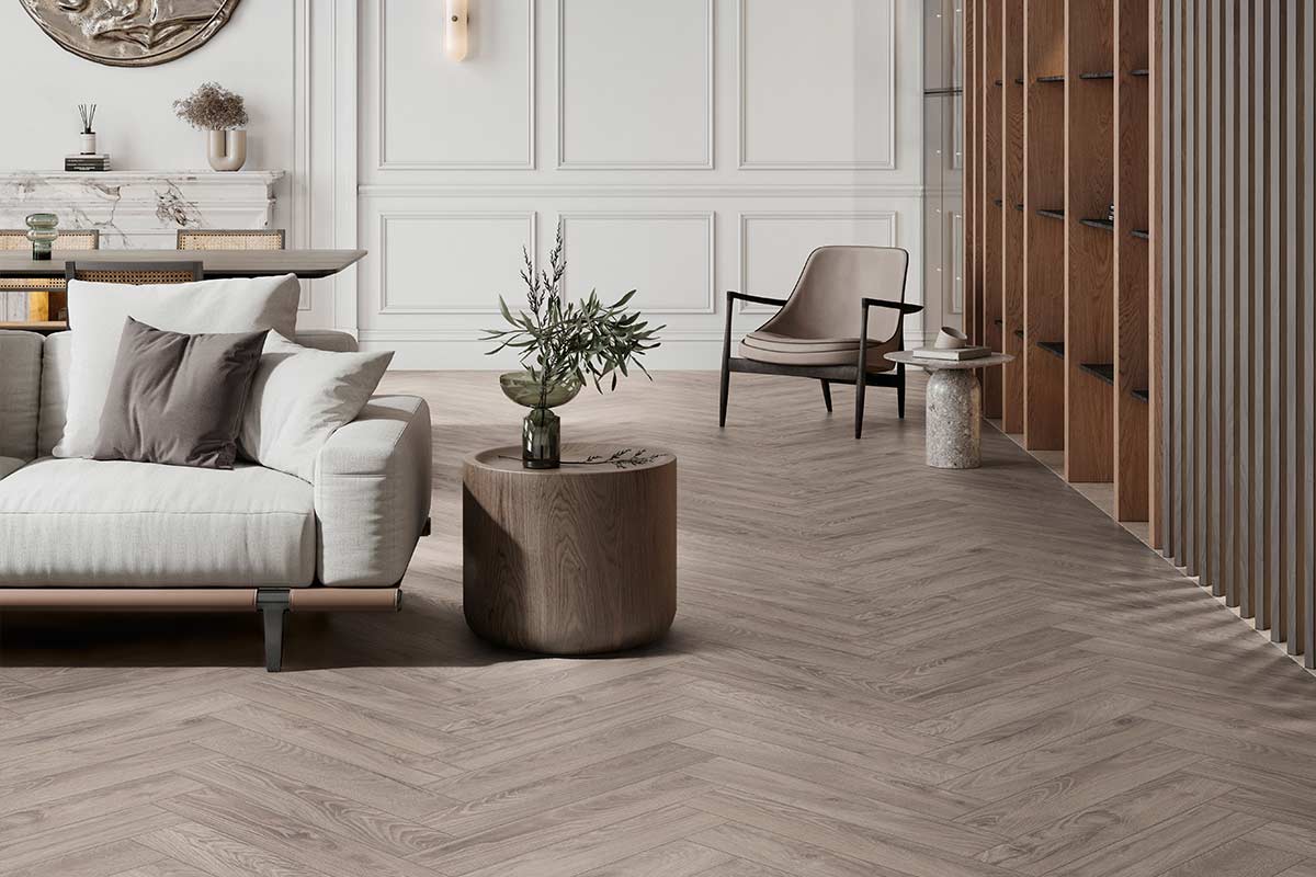 38,34m2 Visgraat 10mm dik Laminaat Raby Oak 2745 = €460 - Afbeelding 2