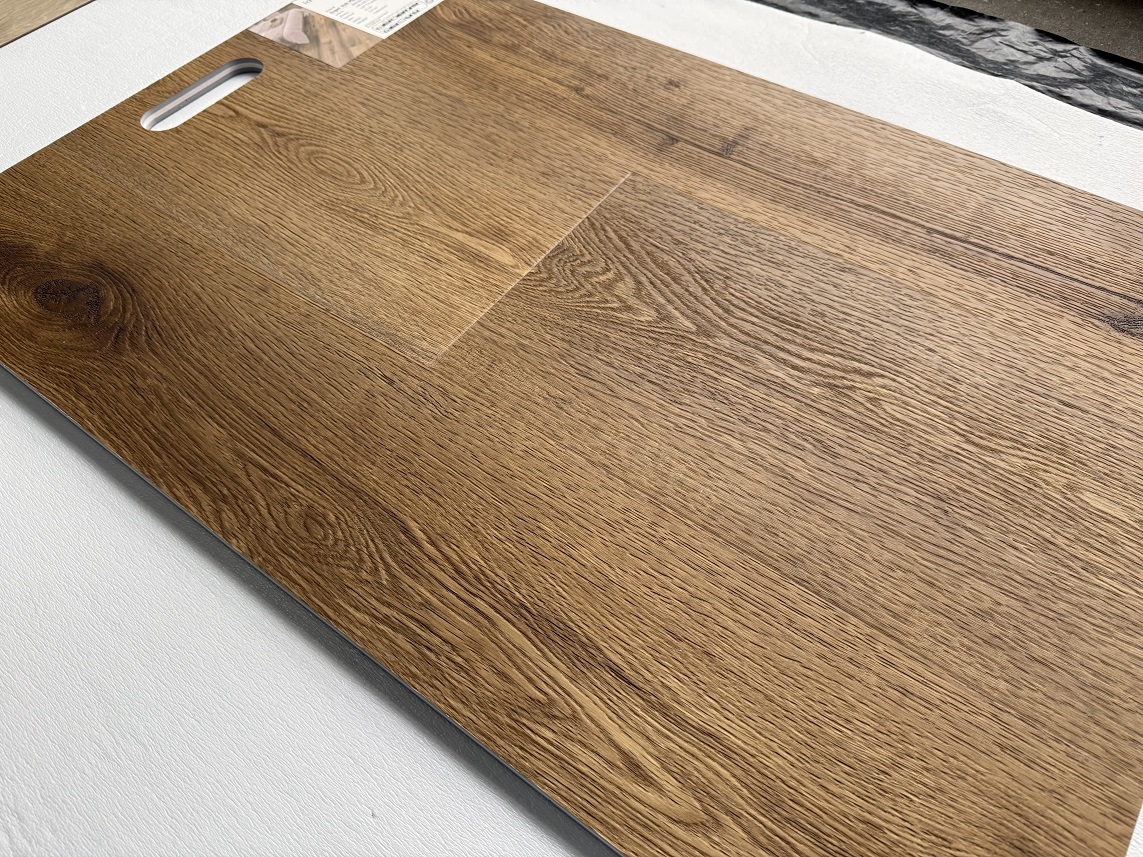 XL Pvc click Sugar Oak Bruin 6mm dik met geintegreerde ondervloer €29,95p/m2 - Afbeelding 2