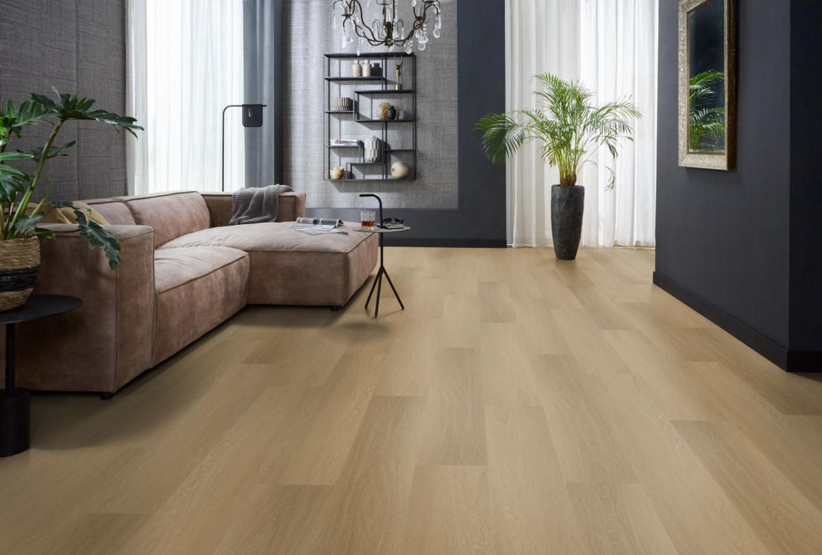 Plak Pvc True Grain Oak 60-14 Natuur Dry-Back €23,95p/m2