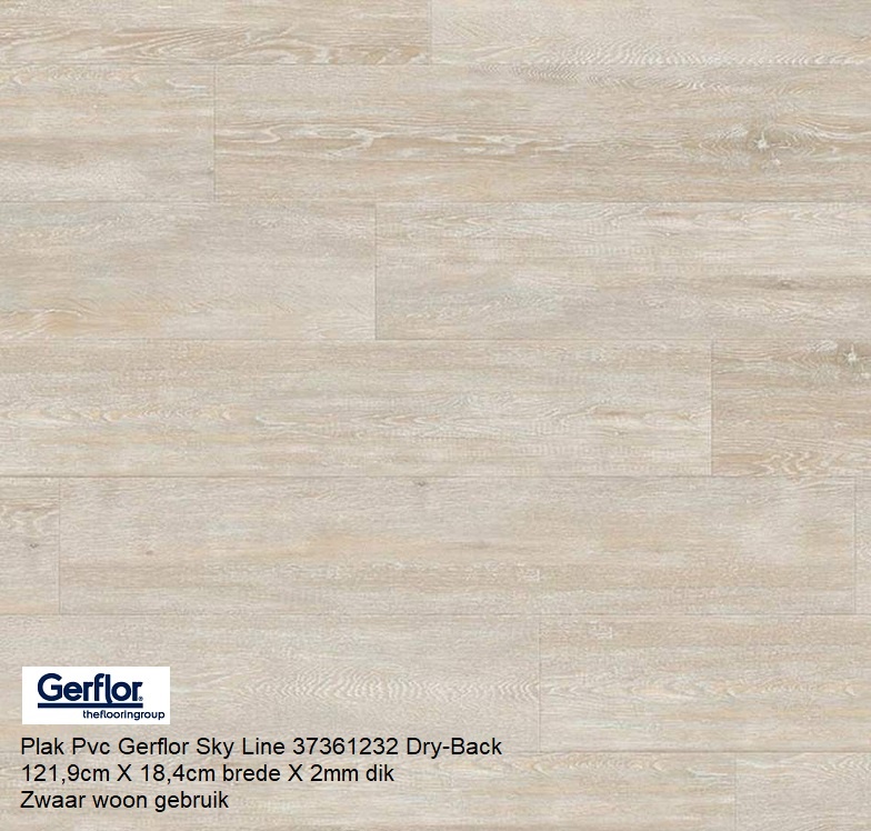 100m2 Plak Pvc Sky Line Beige Dry-Back = €695 - Afbeelding 2